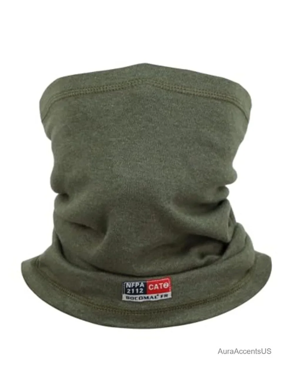 Flame Resistant Neck Gaiter, 7oz Cotton Knit, FR Welding Face Cover